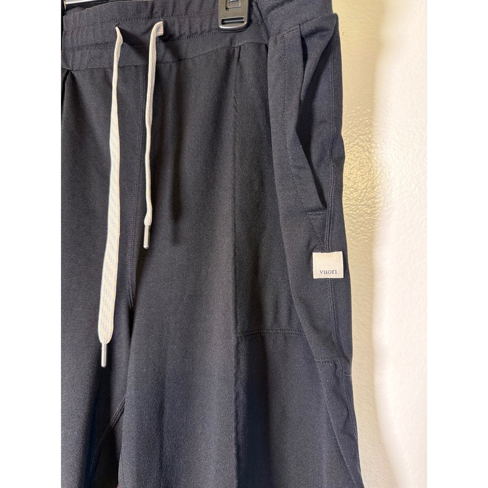Vuori Black Halo Essential Wide Leg Pants Drawstring Activewear VW425 Large - Picture 2 of 5